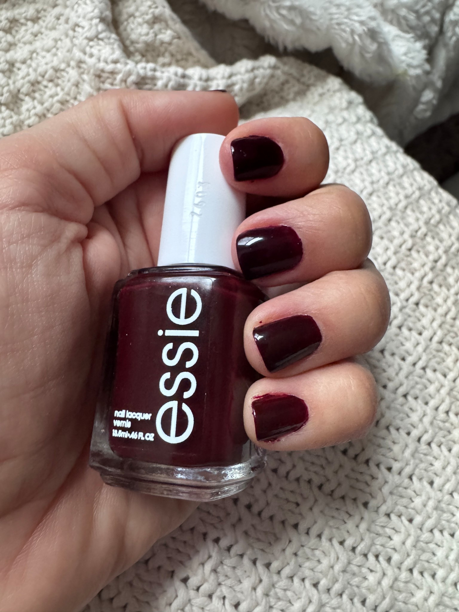 @essie 416 berry naughty 



#LTKselfcare #LTKgrwm #LTKBeauty