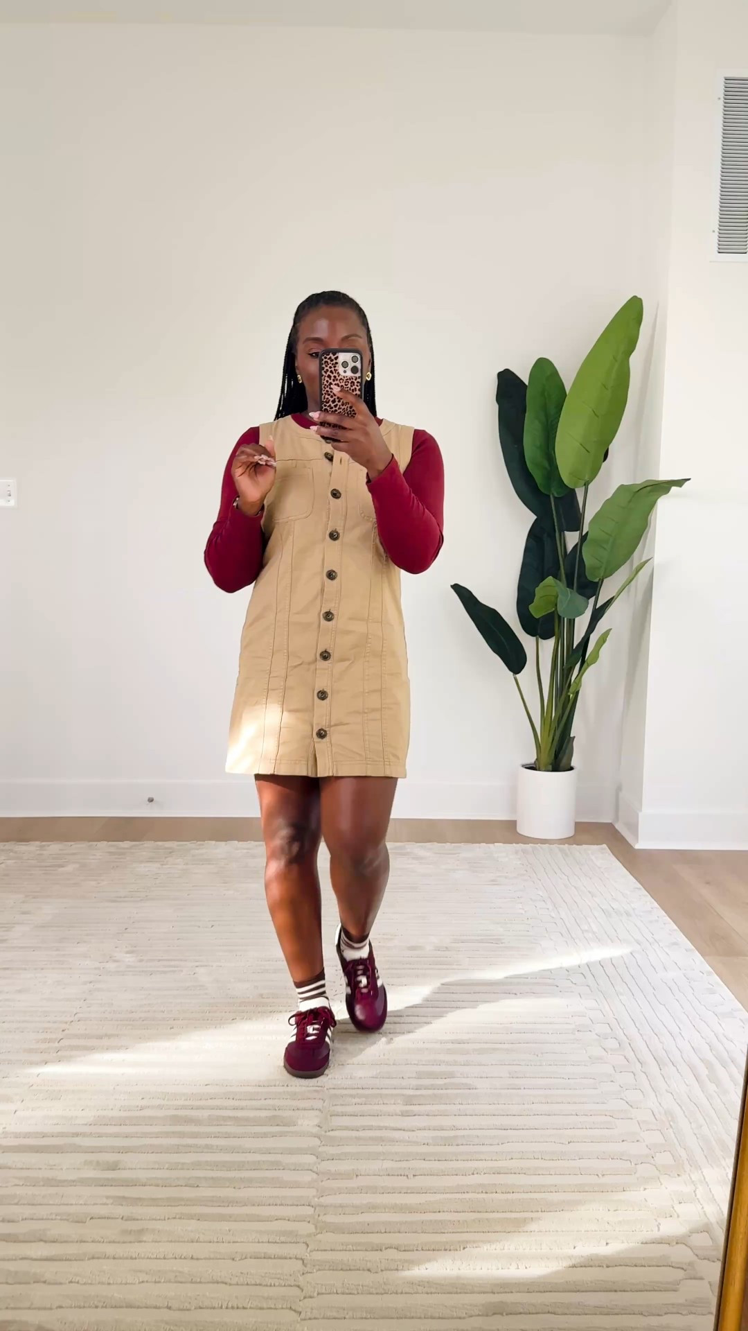 Now this super cute button dress is everything. It’s super cute and can be dressed up or down! Fall outfit, loft, target style, samba, adida, casual fall look 

#LTKFindsUnder100 #LTKFindsUnder50 #LTKShoeCrush