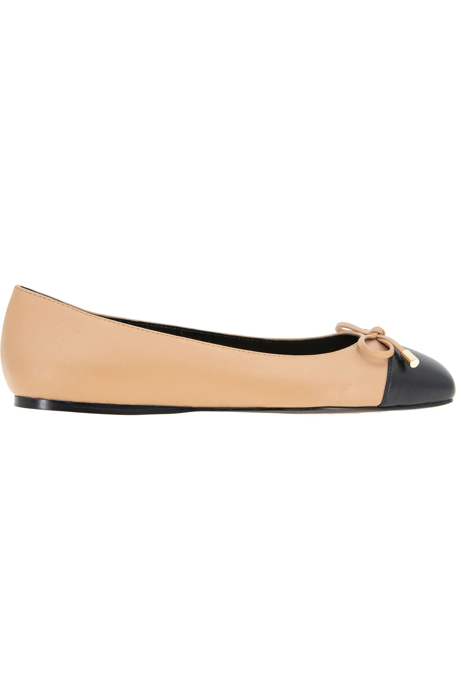 BCBGeneration Hartly Cap Toe Ballet Flat (Women) | Nordstrom | Nordstrom