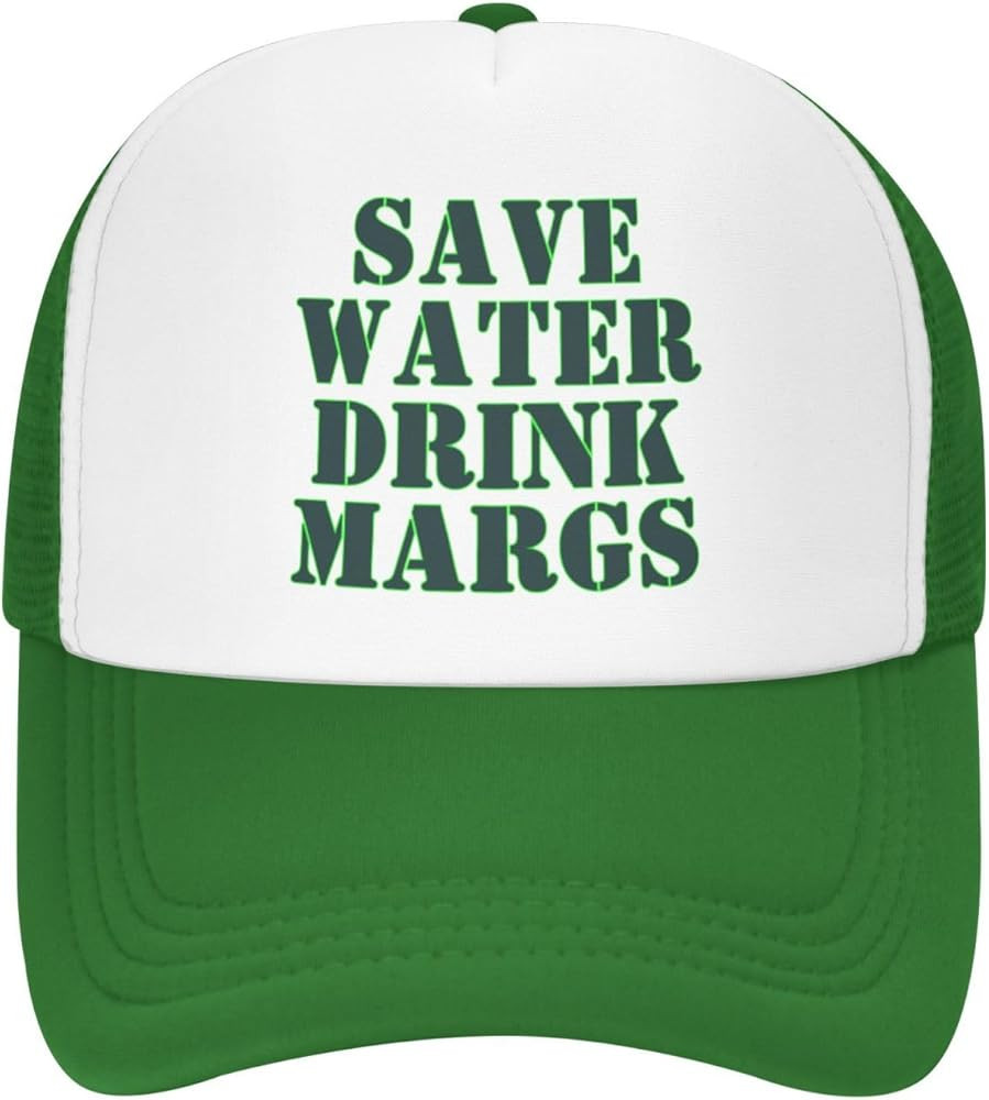 Save Water Drink Margs Mesh Hat Men Women Baseball Cap Funny Trucker Hat | Amazon (US)