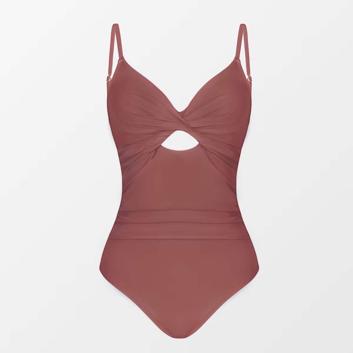 Women's Twist Front Cutout One Piece Swimsuit -Cupshe | Target