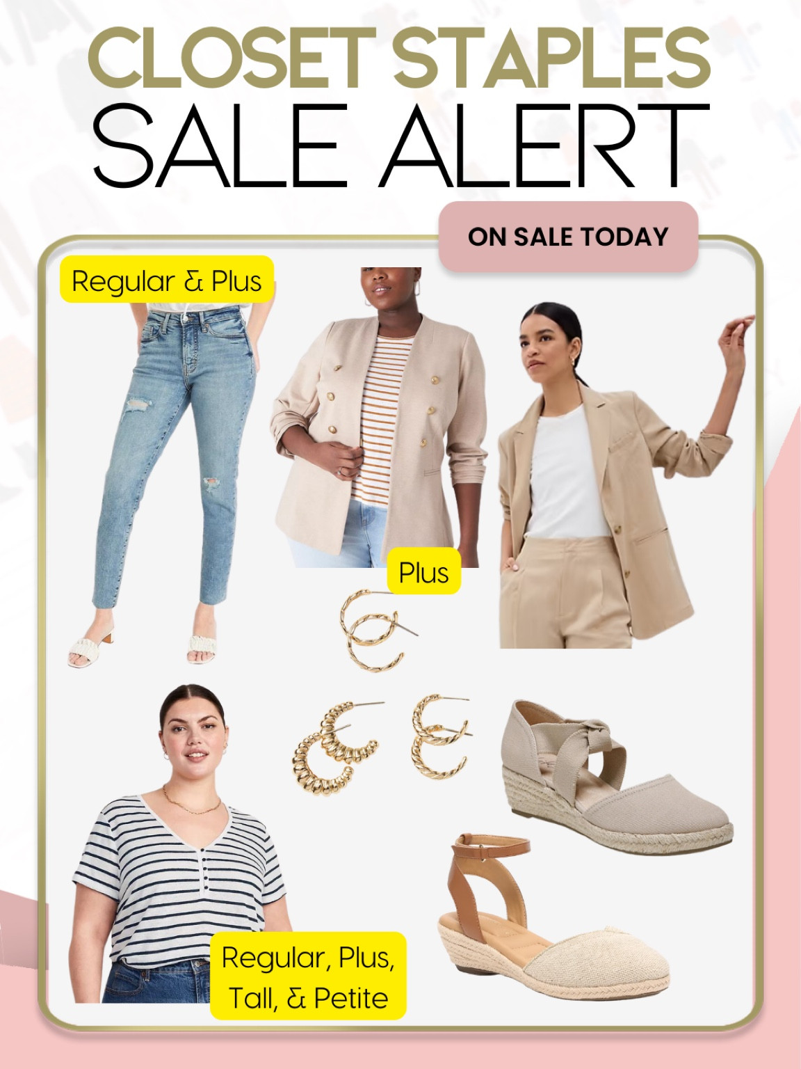 Get these closet staple pieces on sale TODAY! 

#LTKsalealert #LTKSeasonal #LTKFind