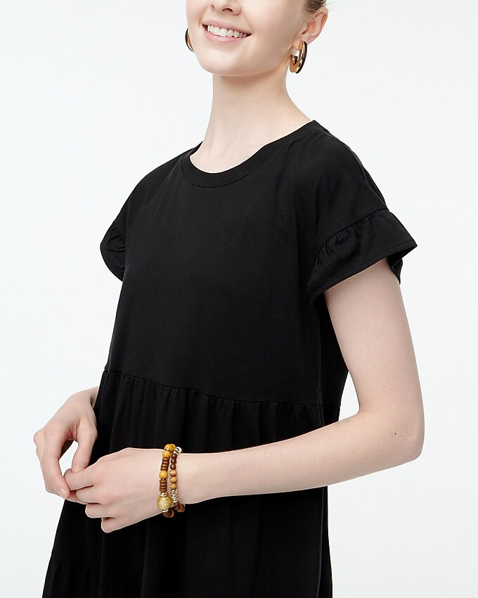 Flutter-sleeve T-shirt dress | J.Crew Factory