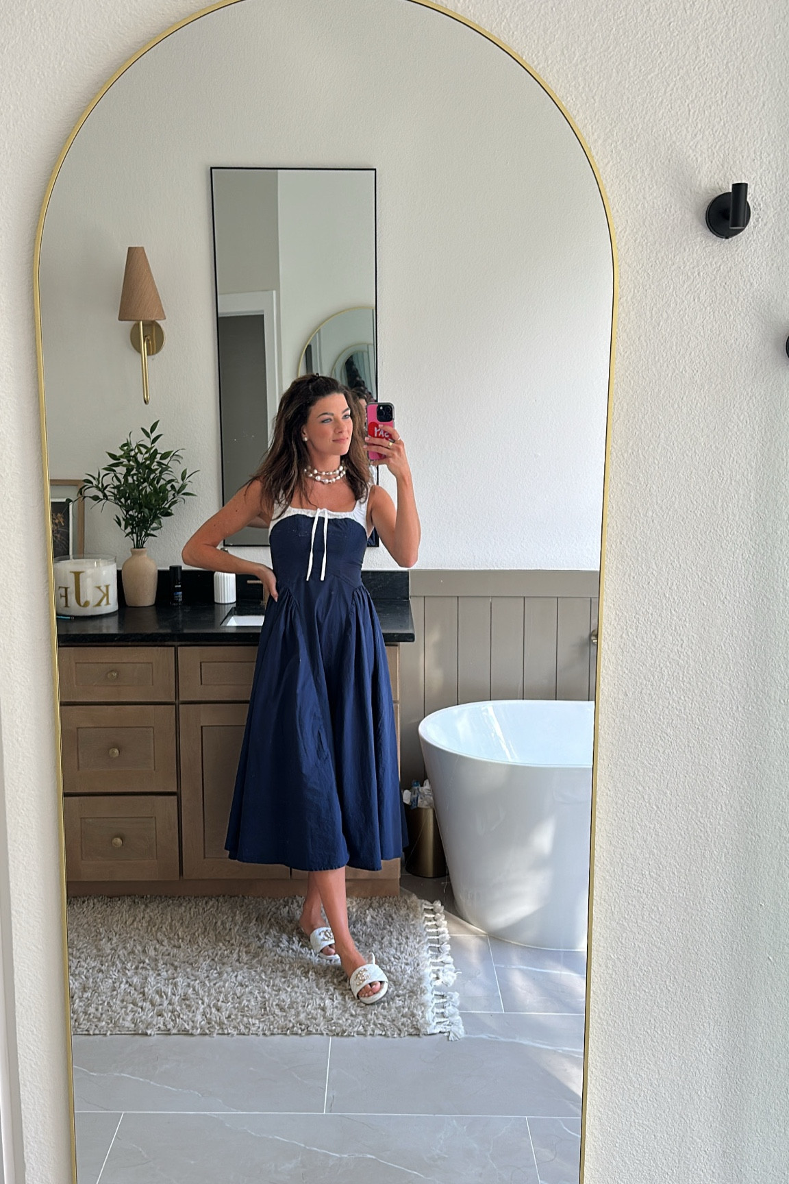 Easiest cotton summer dress💙 wearing XS