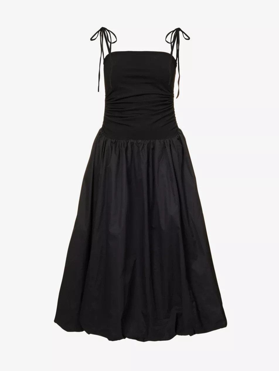Alexa spaghetti-strap stretch-cotton maxi dress | Selfridges