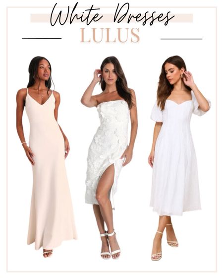 Check out these beautiful white dresses 

White dress, bridal shower dress, wedding dress, wedding reception dresses, engagement dresses, maxi dress, midi dress, mini dress, pastel dress, baby shower dress, semi-formal dress, formal dress, cocktail dress, date night outfit, date night dress, vacation outfit, vacation dress, resort dress, bachelorette dress 

#LTKtravel #LTKstyletip #LTKwedding