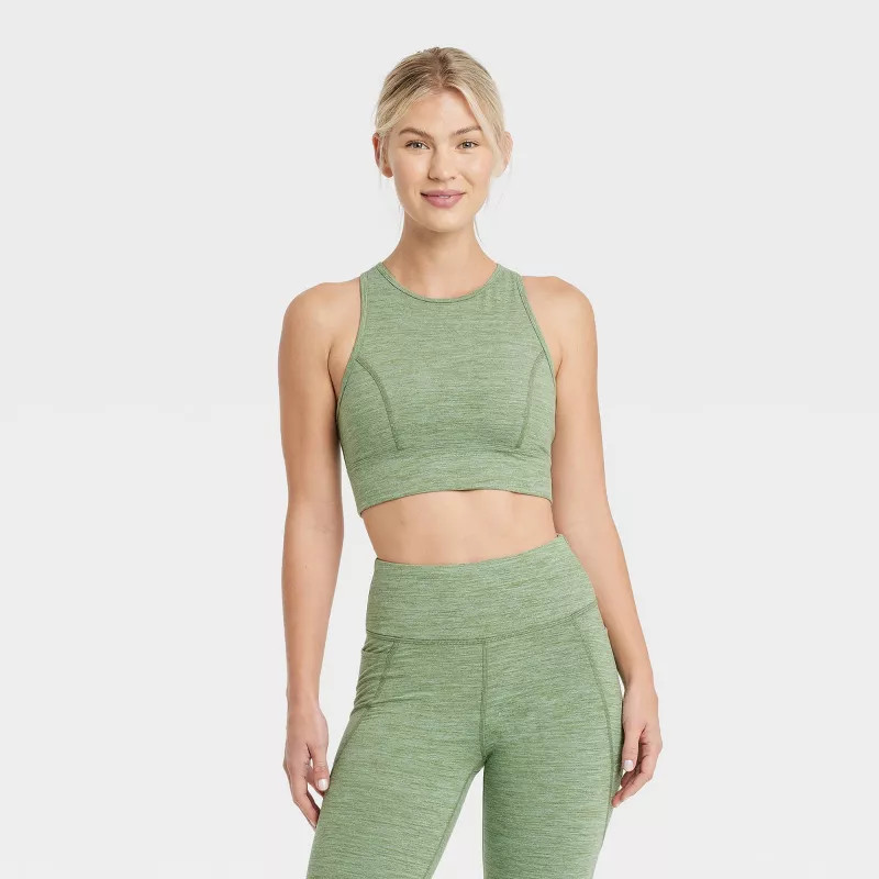 Women's Cozy Spacedye Longline Bra - JoyLab™ | Target