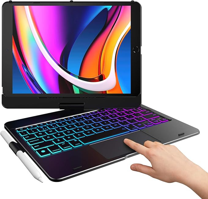 typecase Touch iPad Keyboard Case with Trackpad for 10.2 inch iPad 2021 9th & 8th & 7th Gen, Air 3,  | Amazon (US)