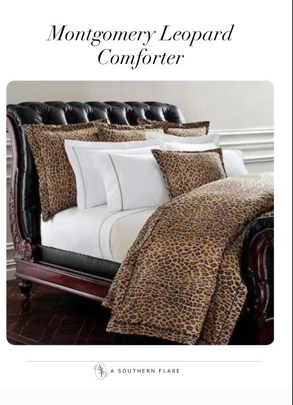 Animal Print bedding/ home accessories
