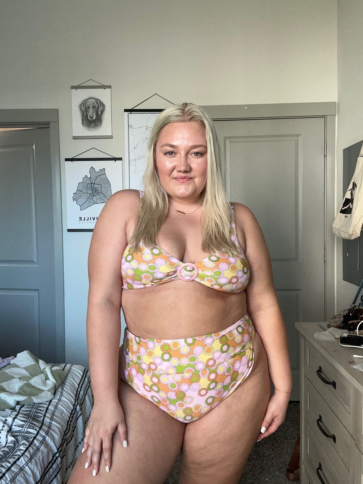 Show me your mumu plus size swimwear! Wearing 1X in both pieces here but I can also wear xxl! 

#LTKcurves #LTKsalealert #LTKswim