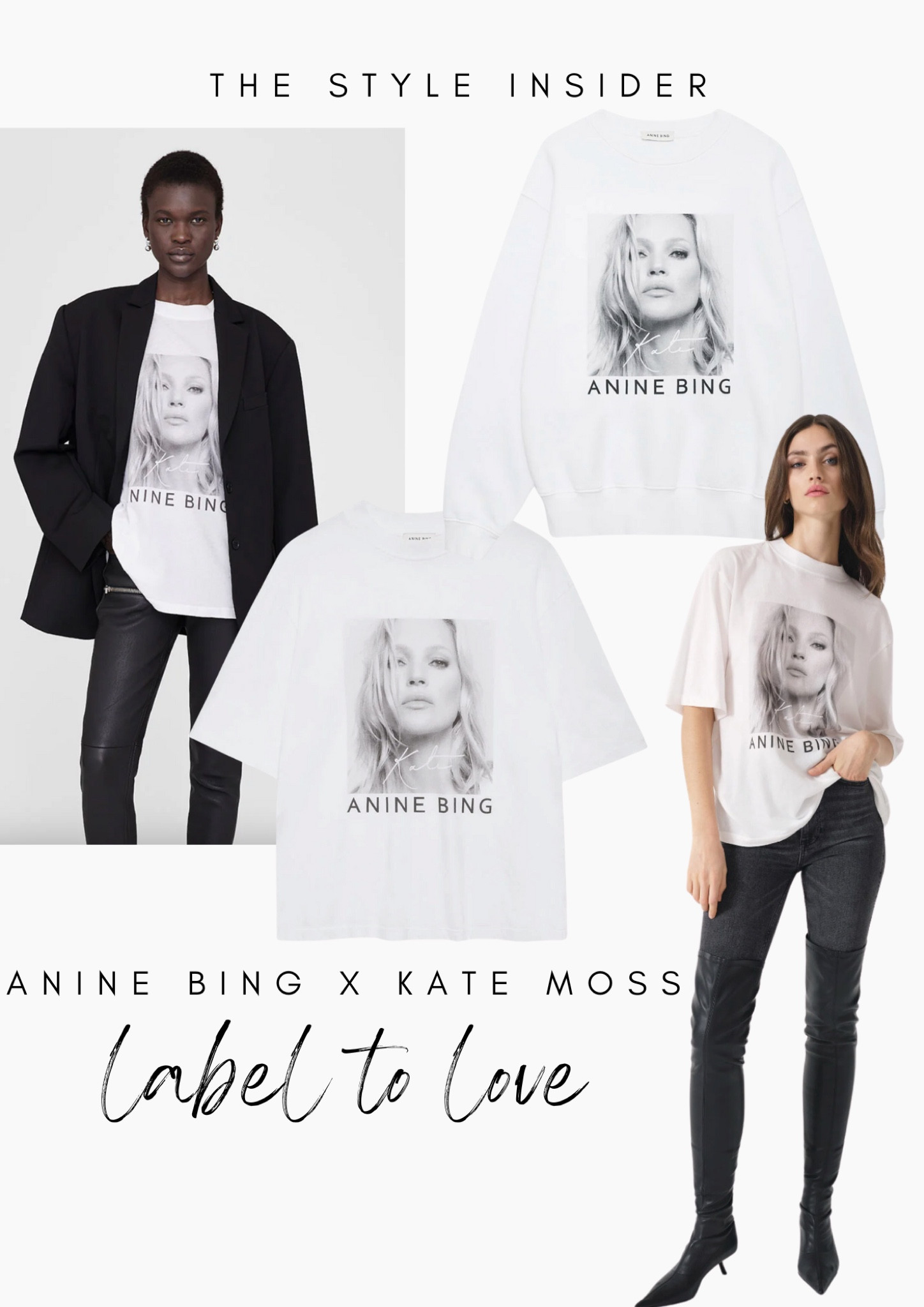 These fab Kate Moss X Anine Bing tees and sweatshirts have just dropped and of course immediately grabbed one. Love this kind of iconic fashion. 

#LTKSeasonal #LTKover40 #LTKstyletip