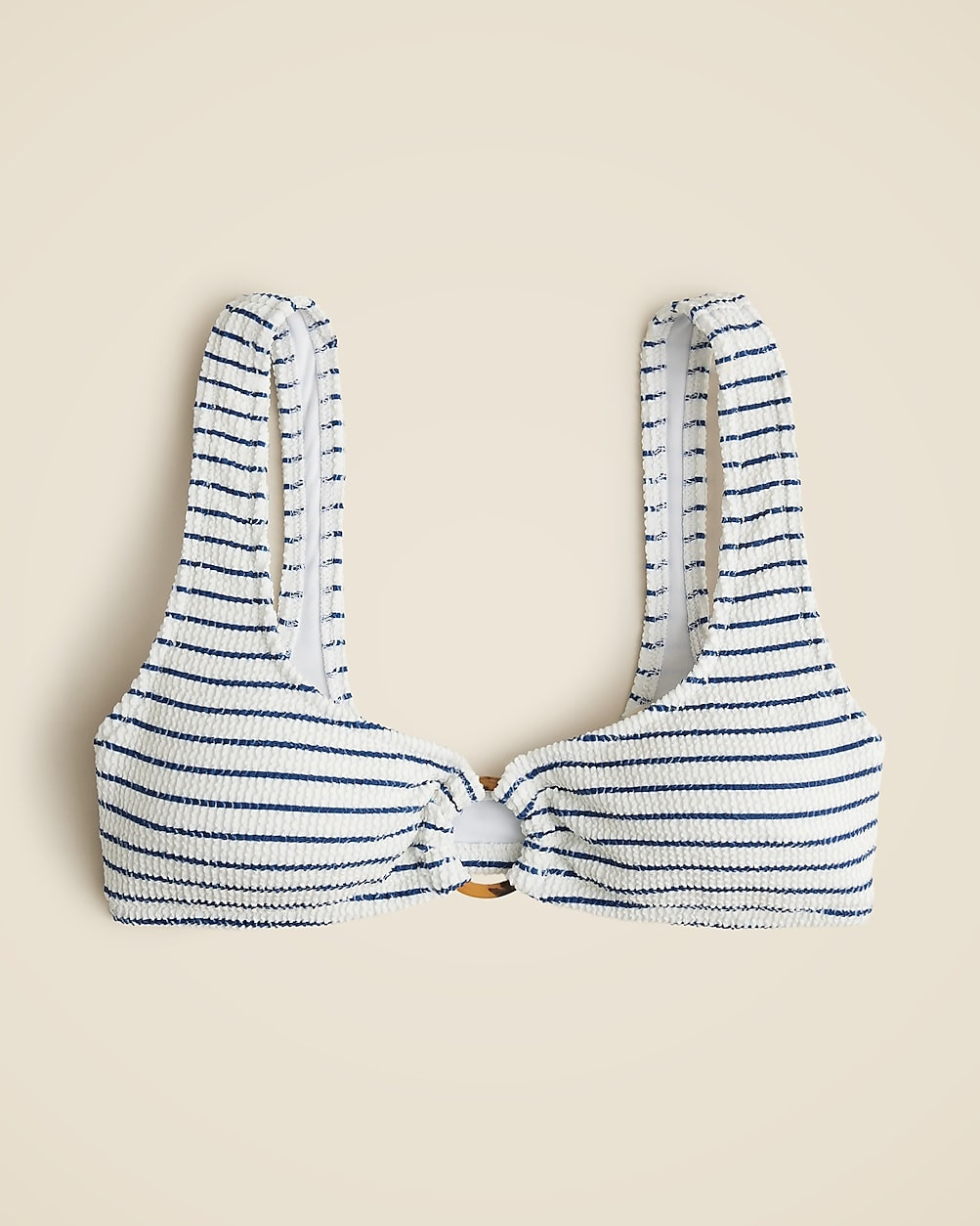 Claudia O-ring scrunchie bikini top | J. Crew US