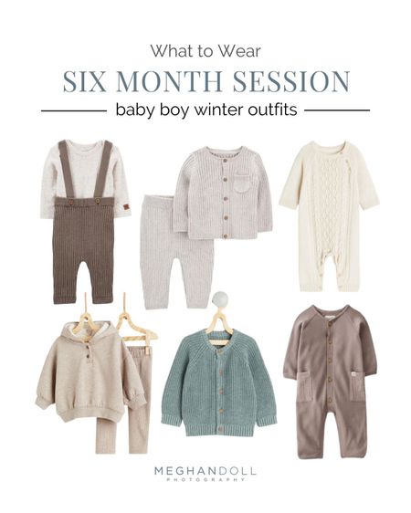 Capture the charm and coziness of the winter season with your little gentleman dressed in handsome and snug ensembles! Here's a curated wardrobe guide to ensure your baby boy is ready to steal the spotlight and melt hearts during his photo session.

#LTKfindsunder50 #LTKSeasonal #LTKbaby