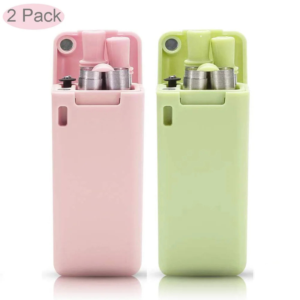 2 Packs Collapsible Reusable Straw, Composed of Stainless Steel and Food-grade Silicone, Portable... | Walmart (US)