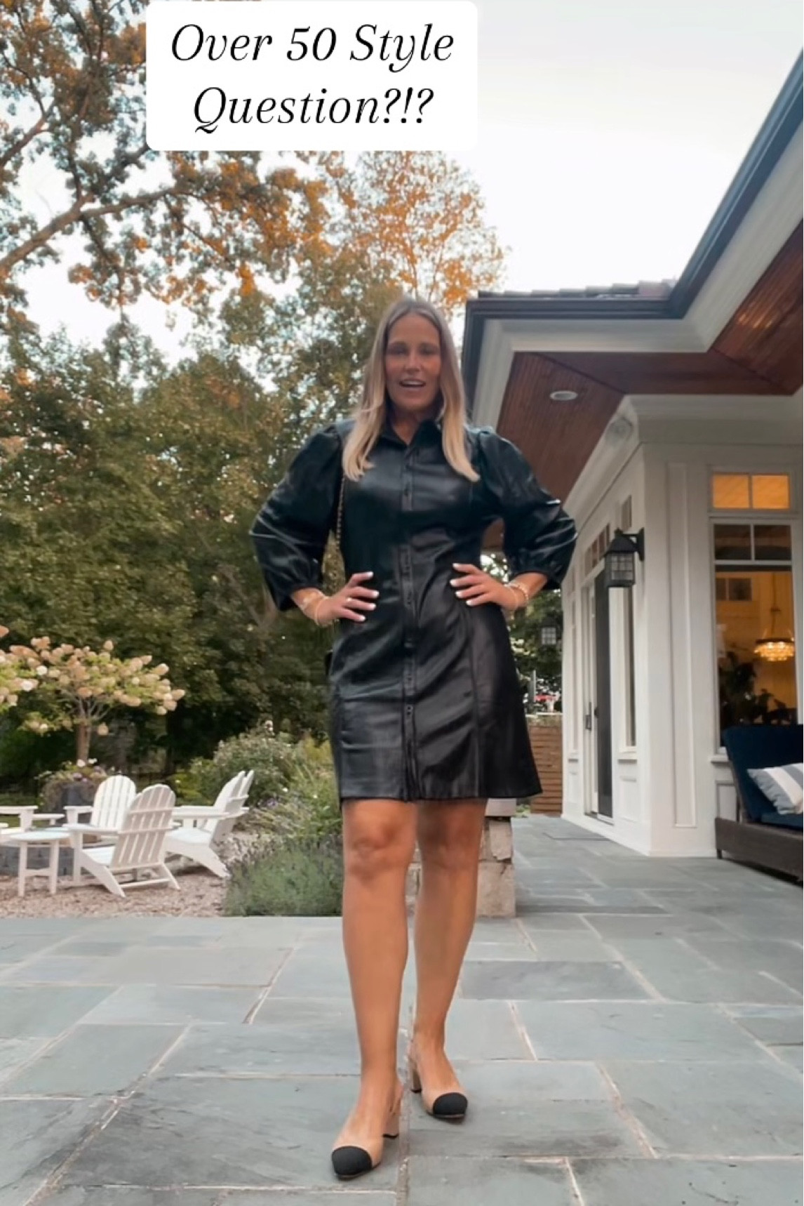 Vegan leather dress #over50style #over40style #dress

#LTKstyletip #LTKmidsize #LTKover40