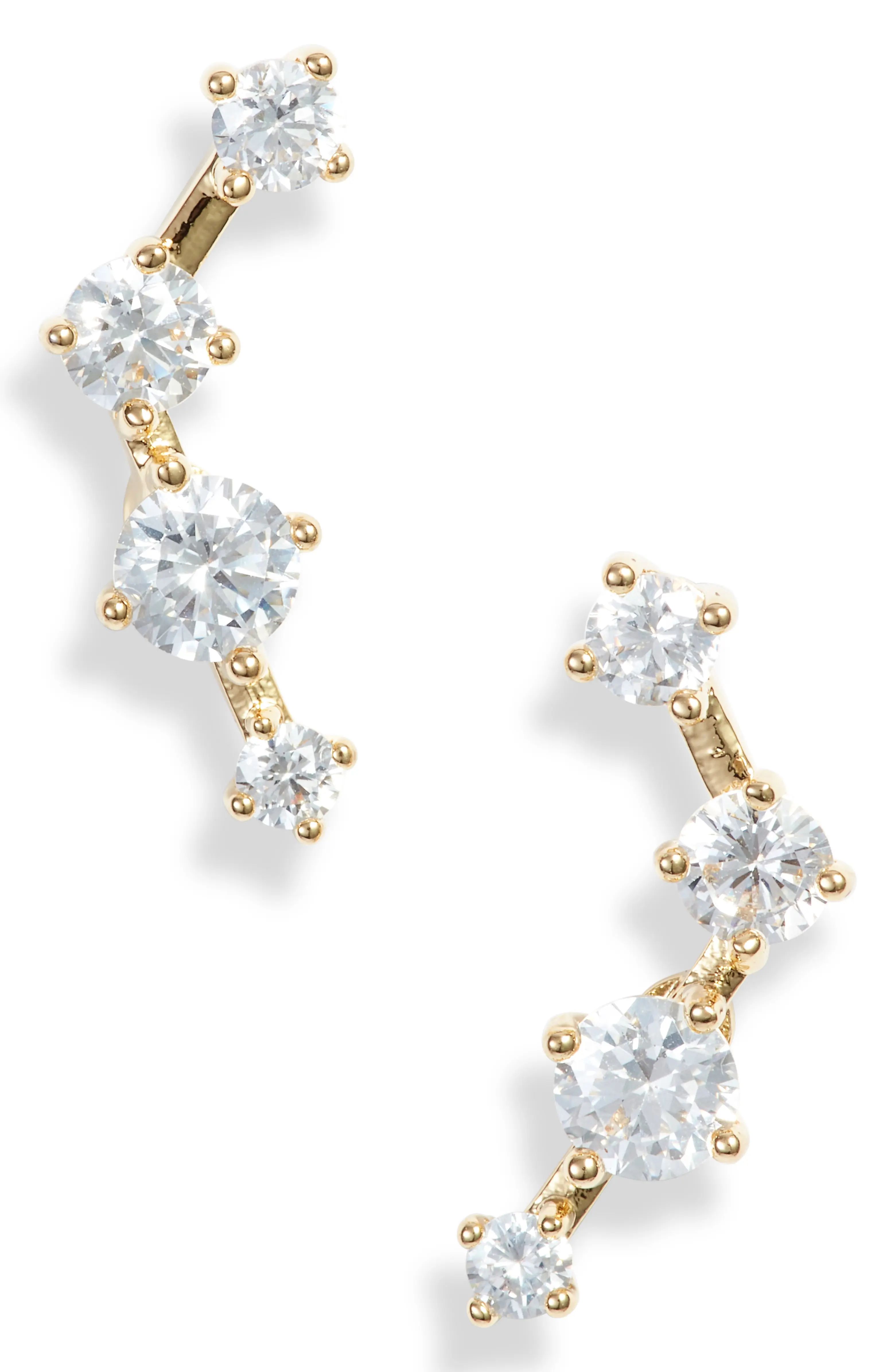 Vintage Cubic Zirconia Ear Crawlers | Nordstrom