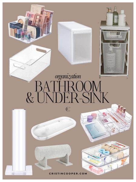 Bathroom and Under Sink Storage and Organization

Rectangular 4 Compartment Storage Bin // 10 Piece Stackable Set // Plastic Bin // Jewelry Tray // Scrunchie Stand // Headband Holder // Stackable Storage Box with Lid // Under Sink Starter Kit // Plastic Under Sink Kit

For more organizational finds head over to cristincooper.com 

#LTKhome