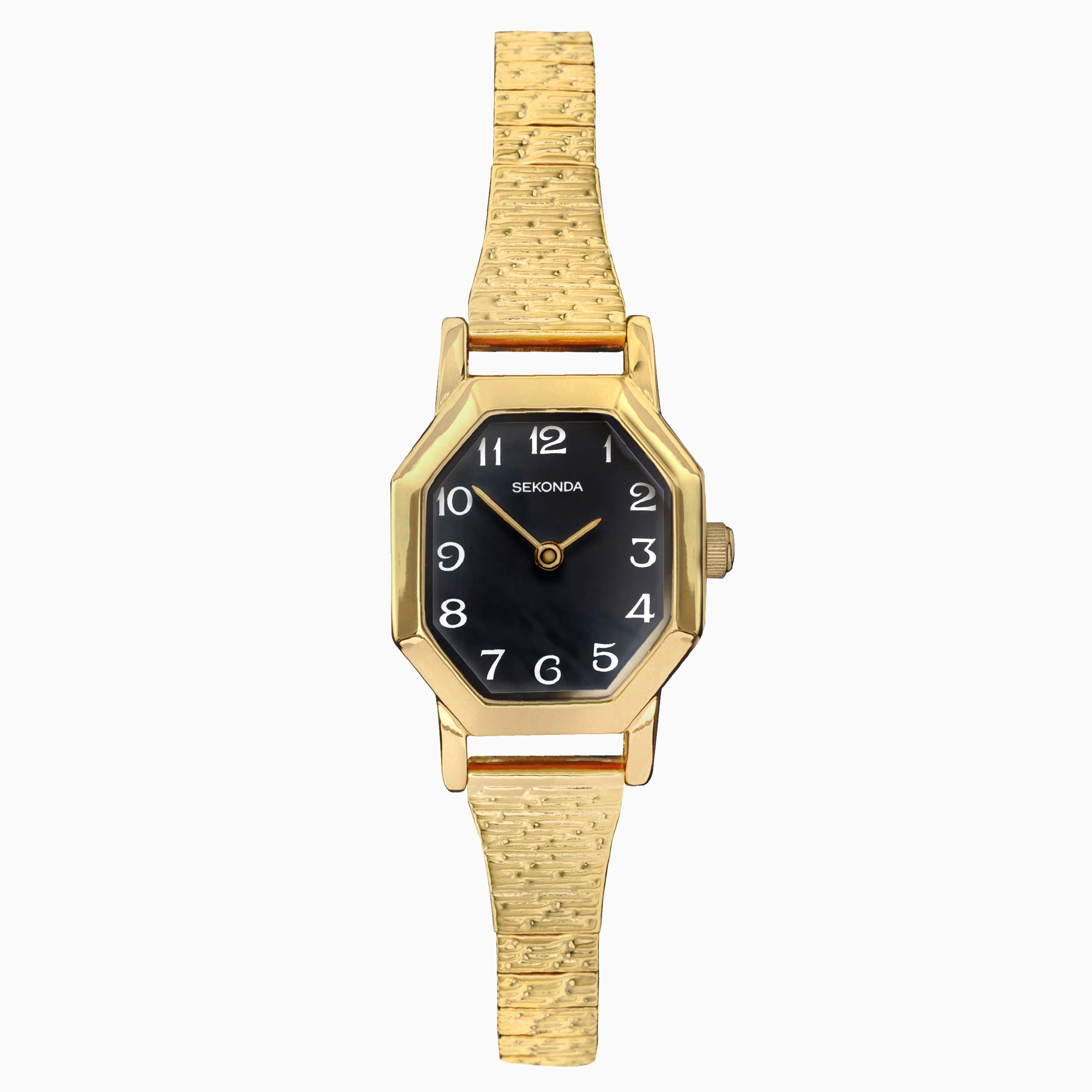 Sekonda Mila Ladies Classic Watch (40497) - Round | Stainless Steel Bracelet | Black Dial | Class... | Sekonda