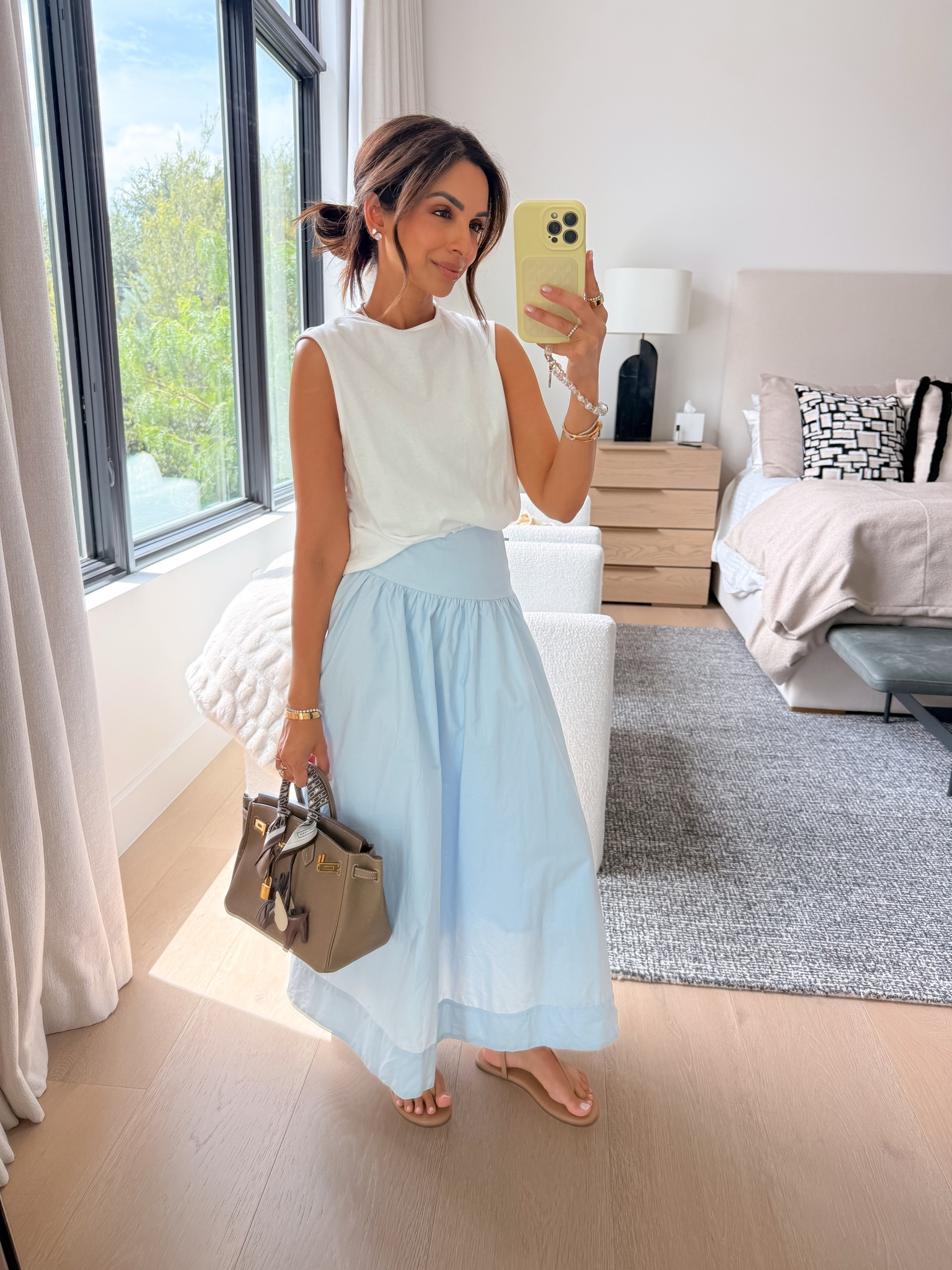 This dress is one piece but looks like a matching set! Stunning for summer. I’m wearing size XXS Petite 🩵 @Anthropologie

#LTKootd #LTKOver40 #LTKPetite