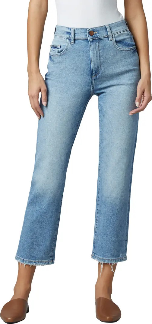 Patti High Waist Ankle Straight Leg Jeans | Nordstrom Rack