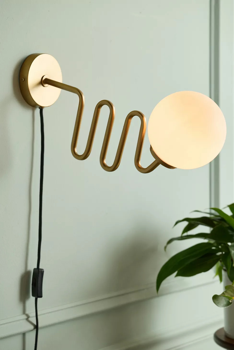 Wiggle Globe Sconce | Urban Outfitters (US and RoW)