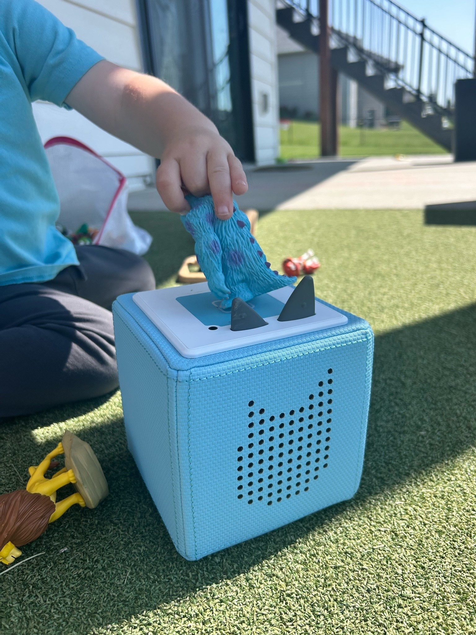 Our Toniebox is so popular we actually have 2! So great for outside use too. #LTKkids #LTKsale

#LTKmomlife