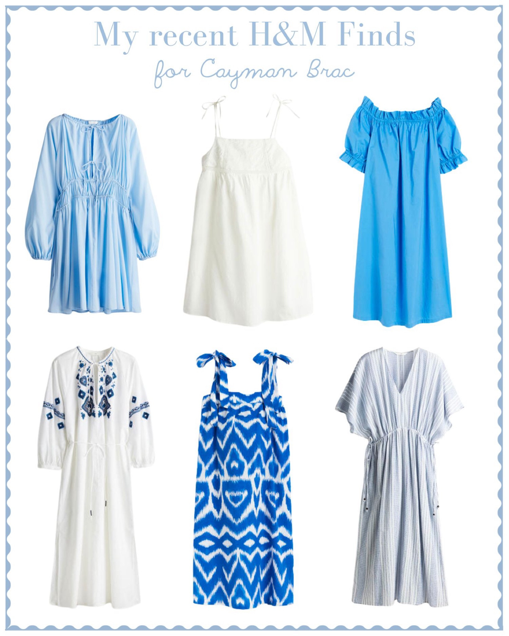 Recent H&M purchases for our upcoming trip!!! Tried and loved them all! 