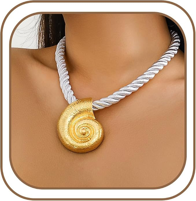 Starfish Necklace for Women Gold Starfish Necklace Seashell Necklaces Beach Necklaces | Amazon (US)