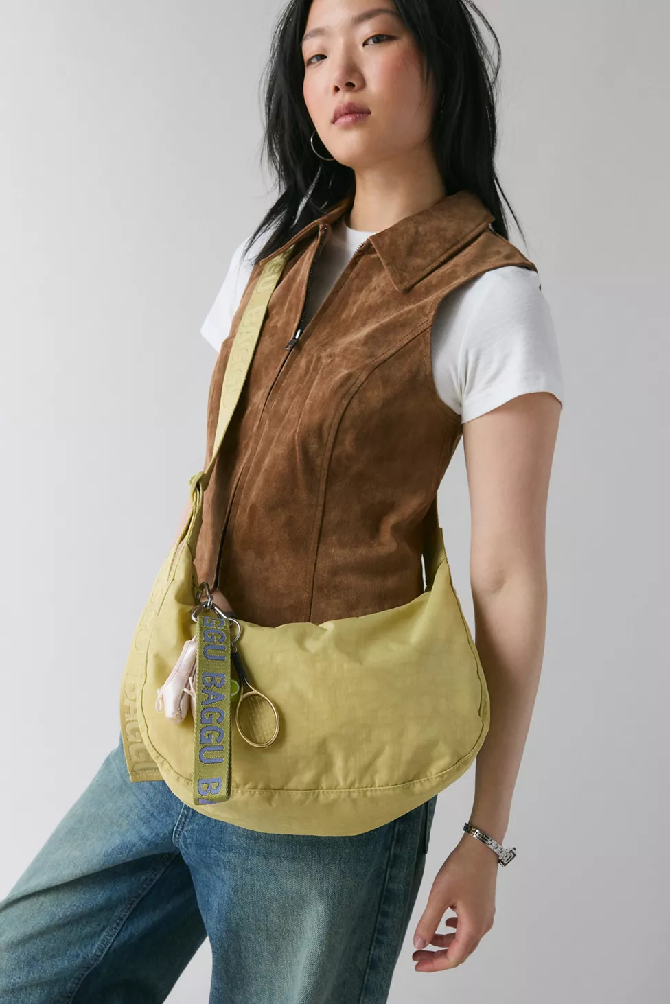 BAGGU Medium Nylon Crescent Bag | Urban Outfitters (US and RoW)