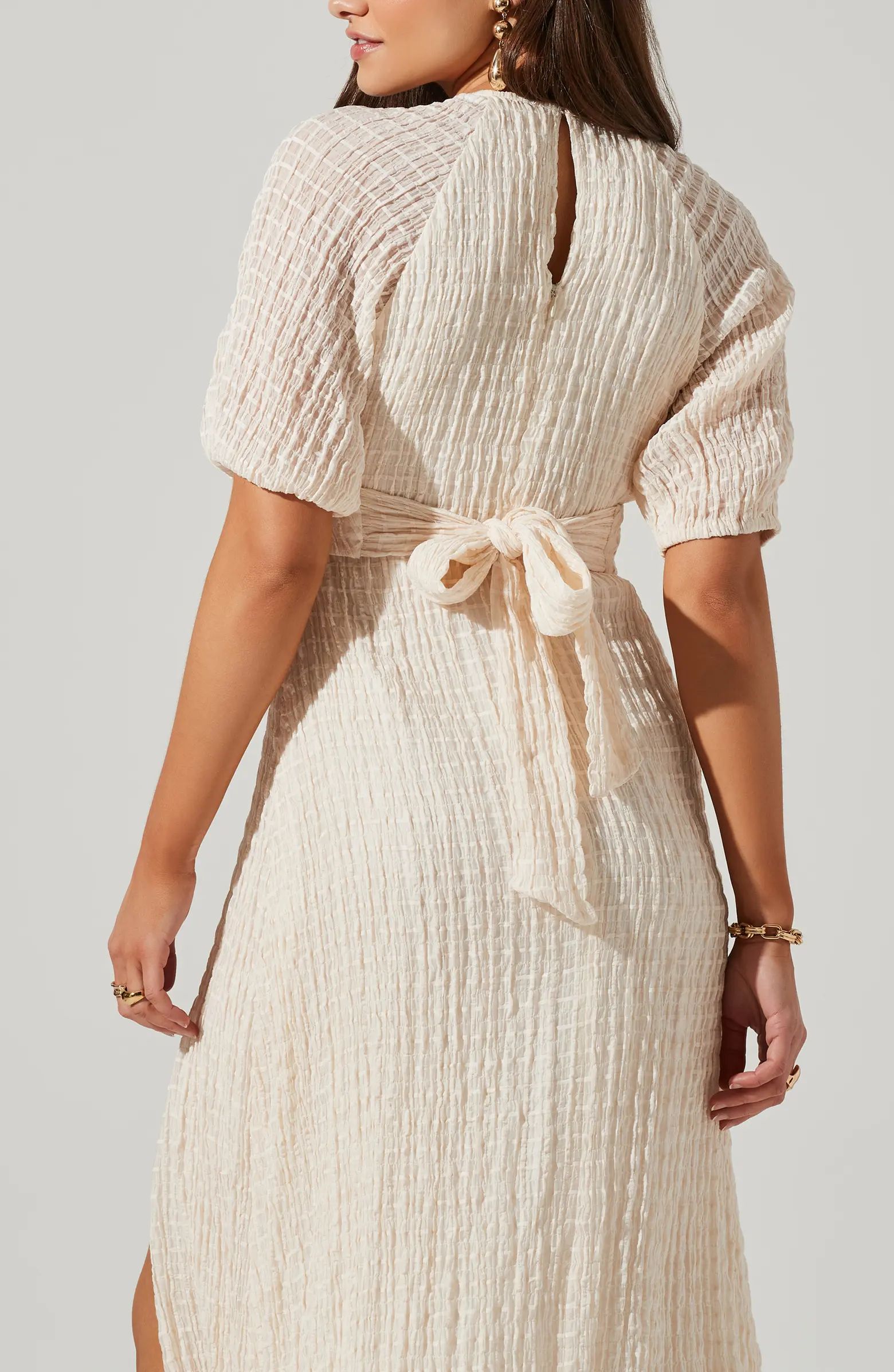 Crossover Bust Midi Dress | Nordstrom