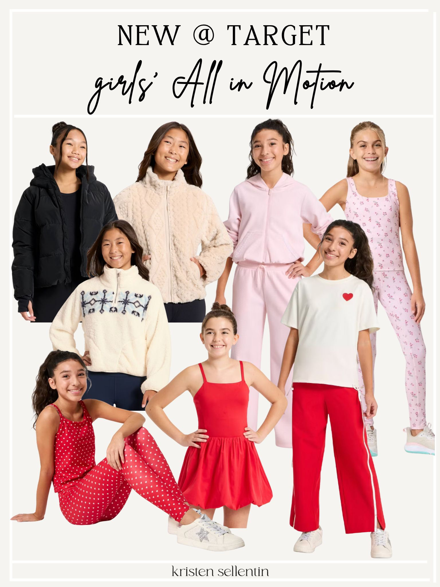 New @ Target! Girls' All in Motion Athletic Wear.  

 

#LTKActive #LTKFindsUnder50 #LTKKids