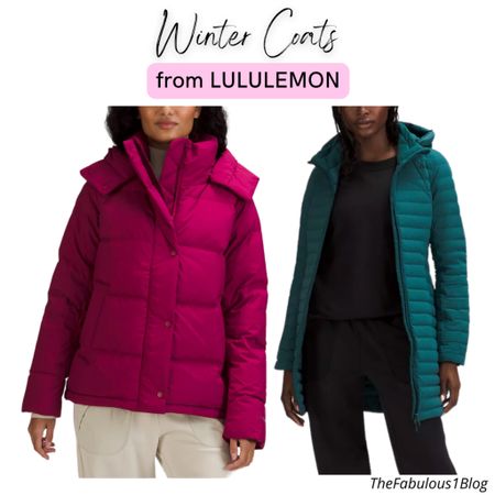 Winter Coats from Lululemon! 
#WinterCoats #WinterFashion #WinterStyle #Ootd #Lululemon 

#LTKHoliday #LTKtravel #LTKSeasonal