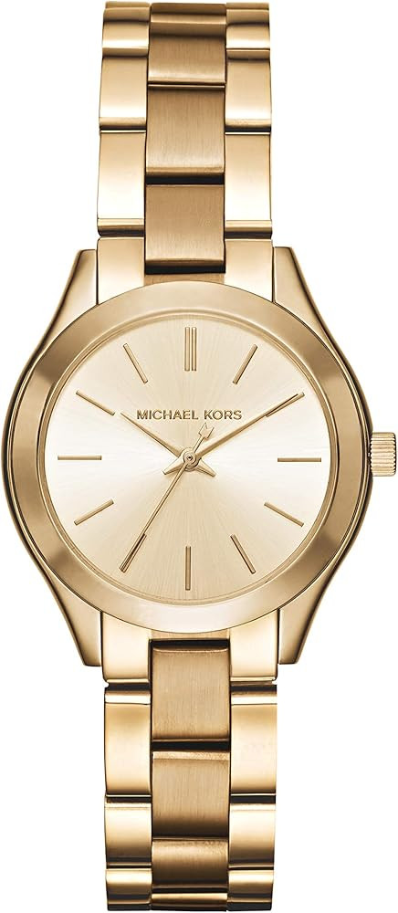 Michael Kors Mini Slim Runway Stainless Steel Watch | Amazon (US)