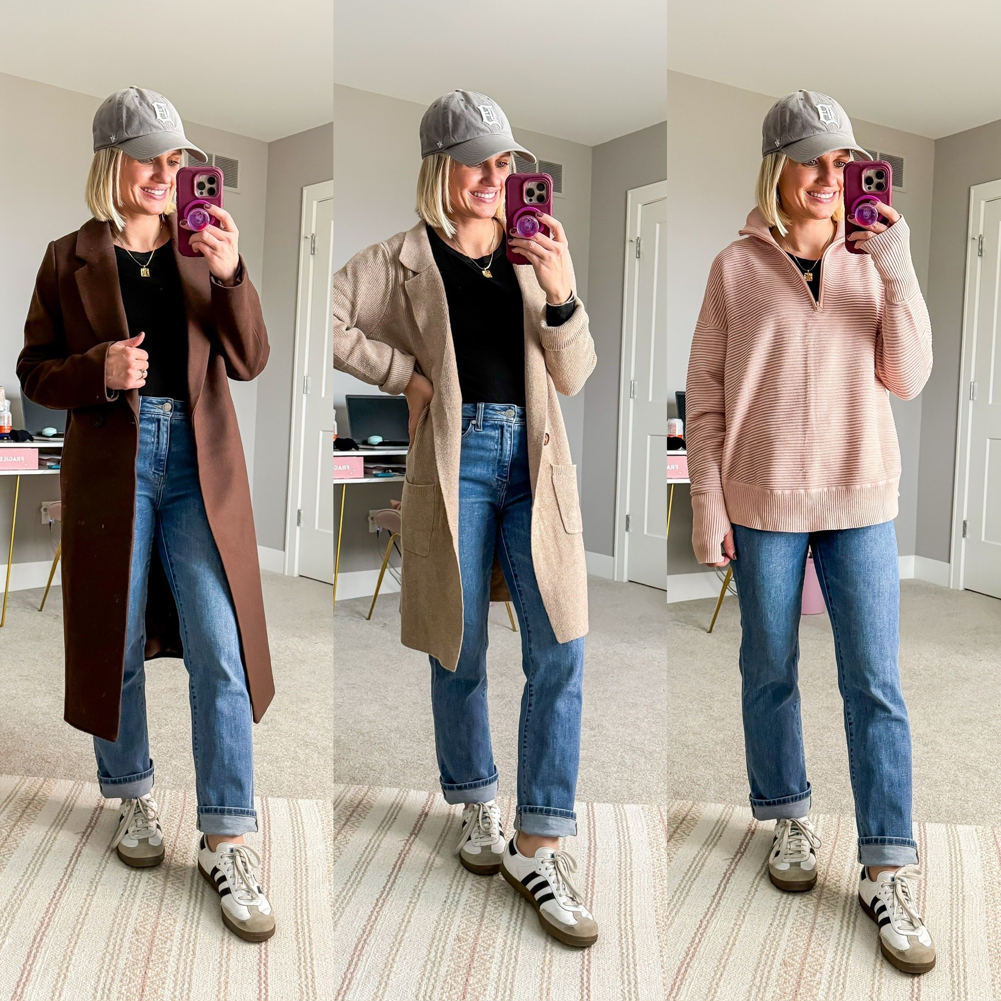 Outfits from my Winter 2026 Mom-Friendly Capsule Wardrobe! Find all sizing details and links on the blog at thriftywifehappylife.com.

#LTKmomlife #LTKSeasonal #LTKOver40