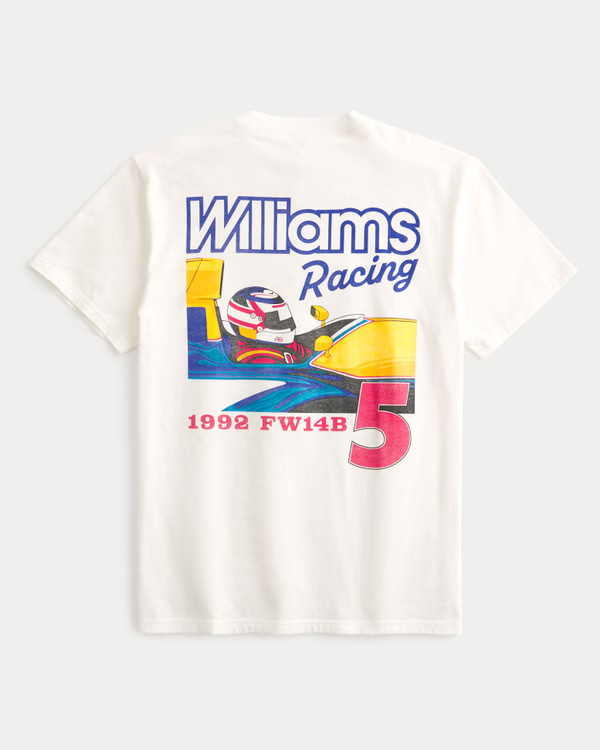 Relaxed Williams Racing Graphic Tee | Hollister (US)
