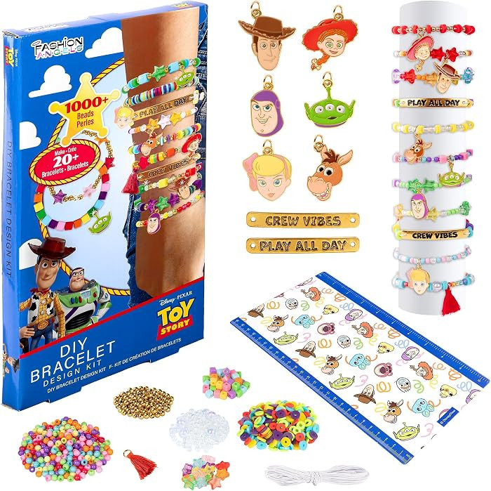 Fashion Angels Disney Pixar Toy Story DIY Bracelet Making Kit | Amazon (US)