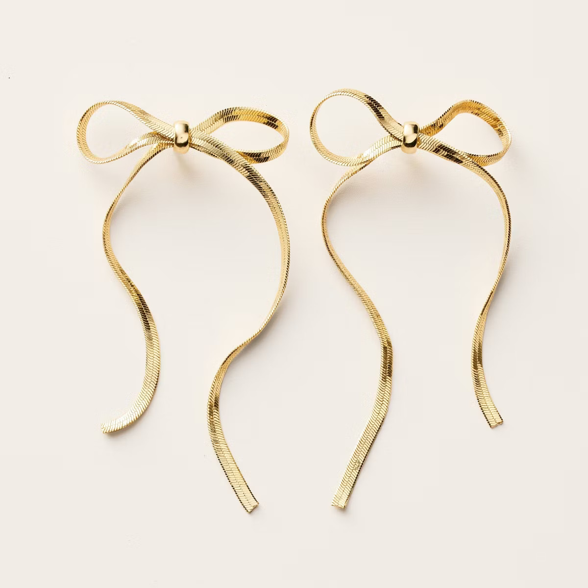 Bow Linear Drop Stud Earrings - kate spade new york x Target Gold | Target