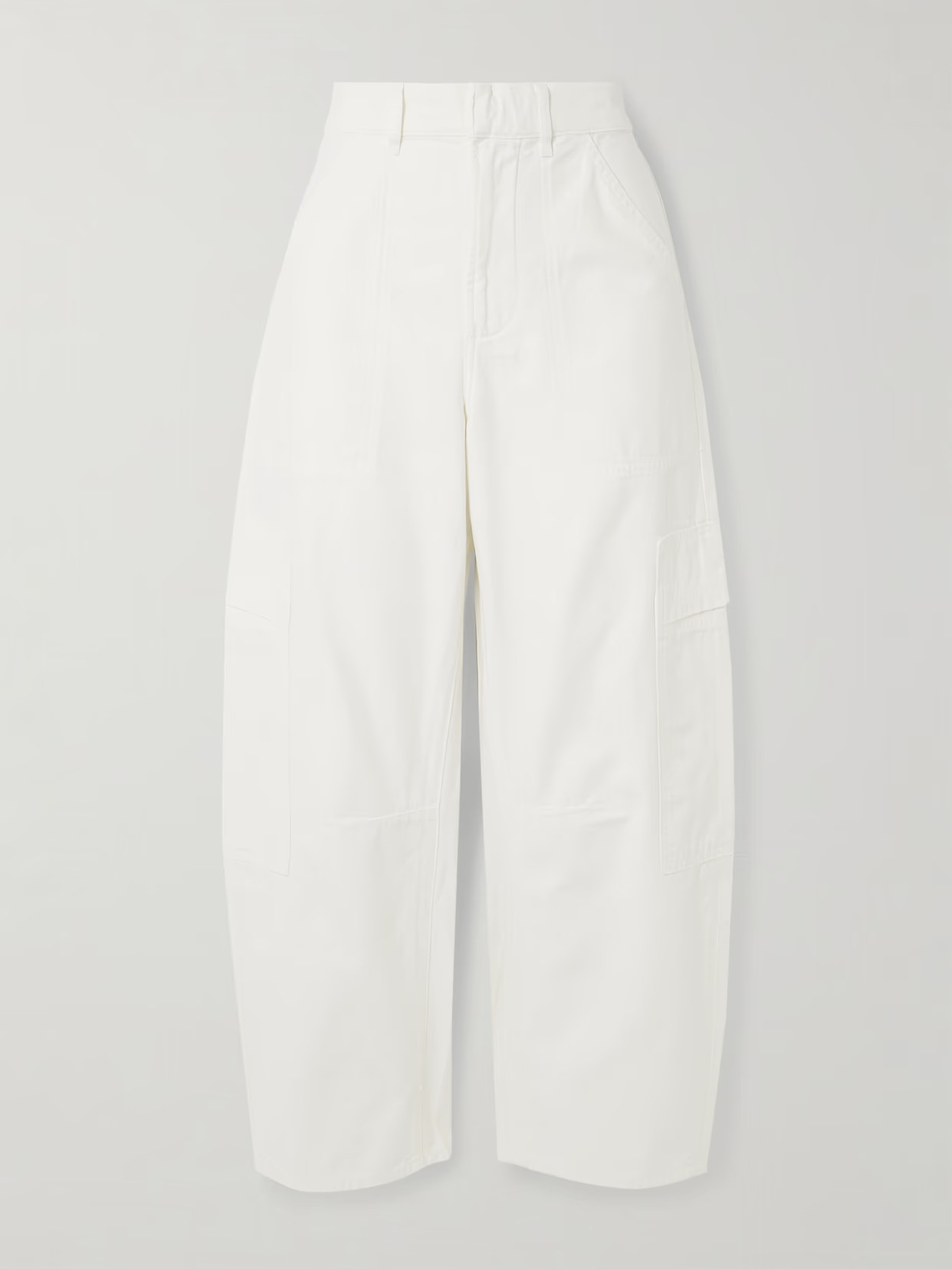 Citizens of Humanity - Marcelle Cotton Tapered Cargo Pants - Cream | NET-A-PORTER (US)