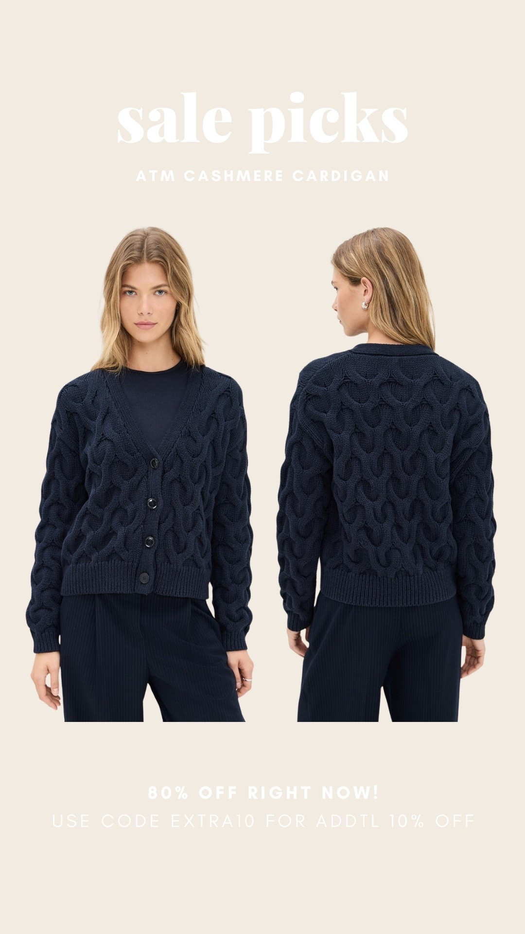 Shop my lineup of sale picks while you still can 🧵 love this cashmere cardigan

#LTKSaleAlert