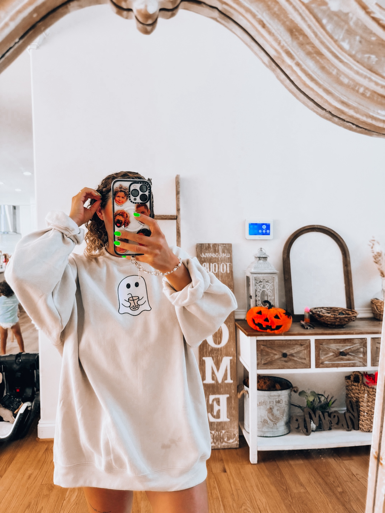 Spooky Halloween sweater/ Halloween crewneck sweater / ghost sweater 

#LTKSaleAlert #LTKSeasonal #LTKFindsUnder50