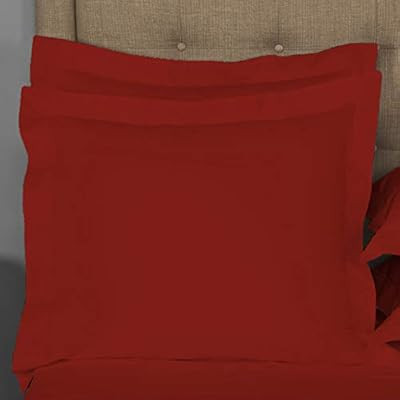 Kotton Culture Set of 2 Euroshams 100% Egyptian Cotton 600 Thread Count Cushion Cover Protector P... | Amazon (US)