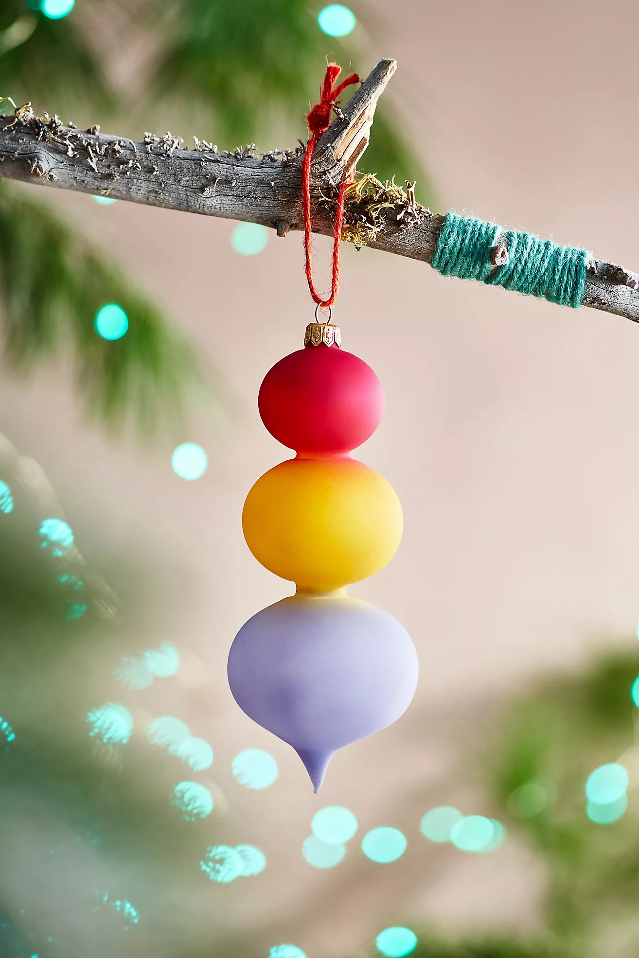 Bauble Icicle Glass Ornament | Anthropologie (US)