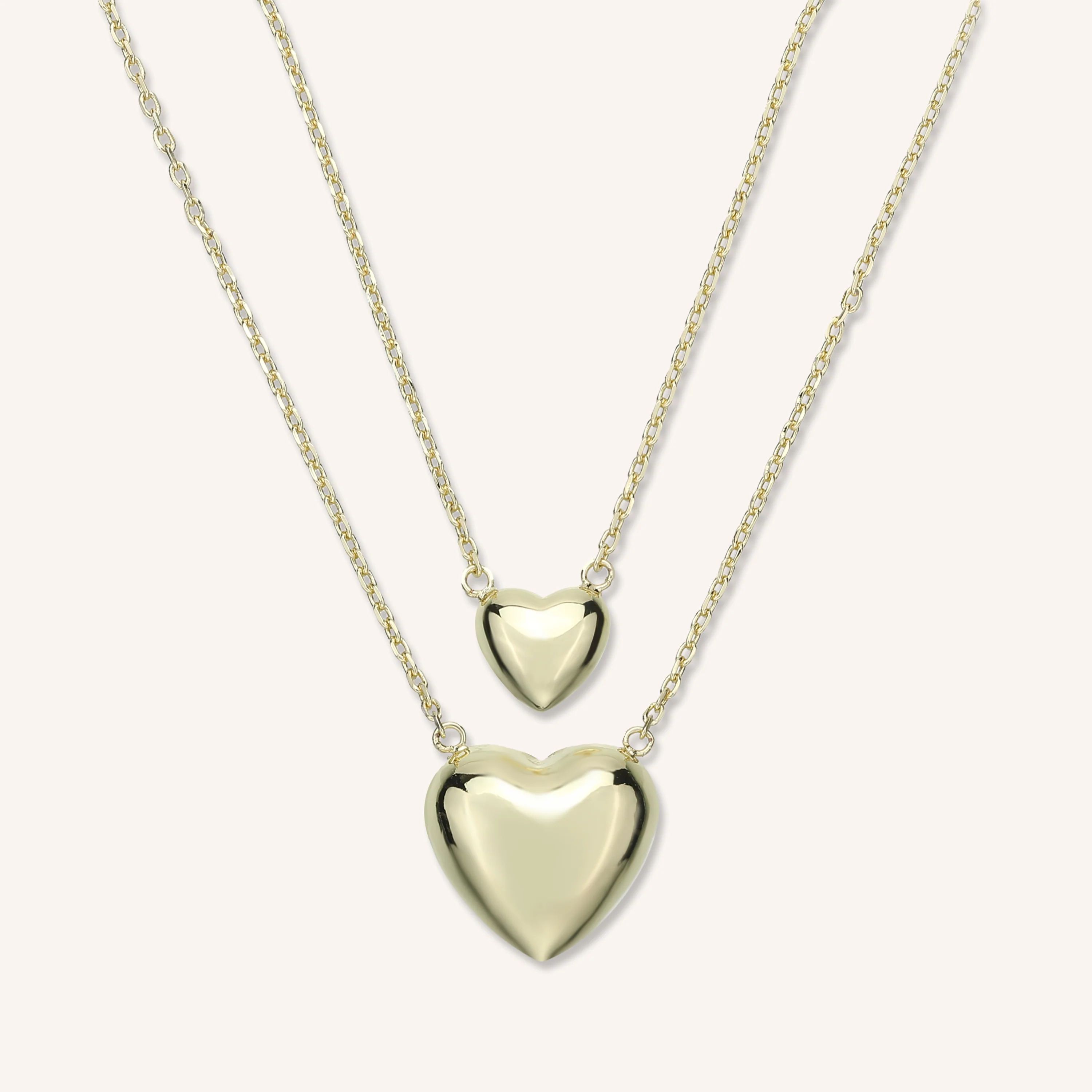 Heart of Gold Necklace Set | Victoria Emerson