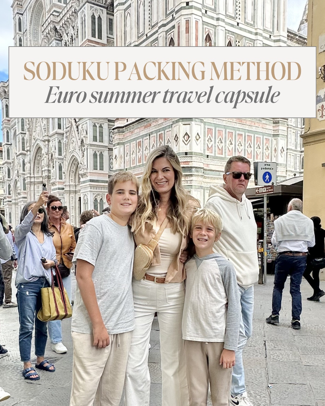 The viral Soduku packing method is really just a capsule wardrobe made for travel! 3 tops 3 bottoms and 3 layers that can make up to 30 outfits. Here is what I’d include in mine and some outfit ideas to get you shattered

#LTKmomlife #LTKTravel #LTKOver40