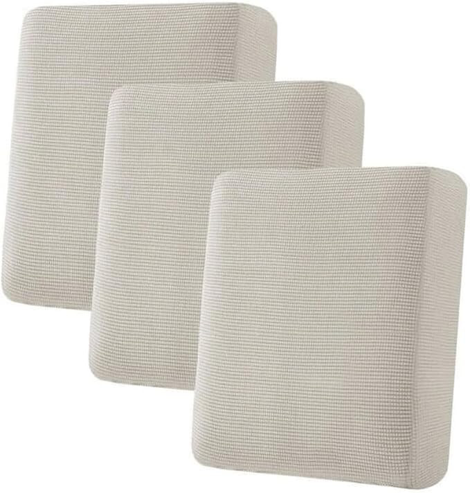 H.VERSAILTEX Super Stretch Individual Seat Cushion Covers - Sofa & Couch Cushion Slipcover Sets -... | Amazon (US)