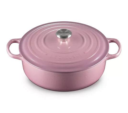 Le Creuset 6.75-Qt Signature Round Wide Oven | QVC