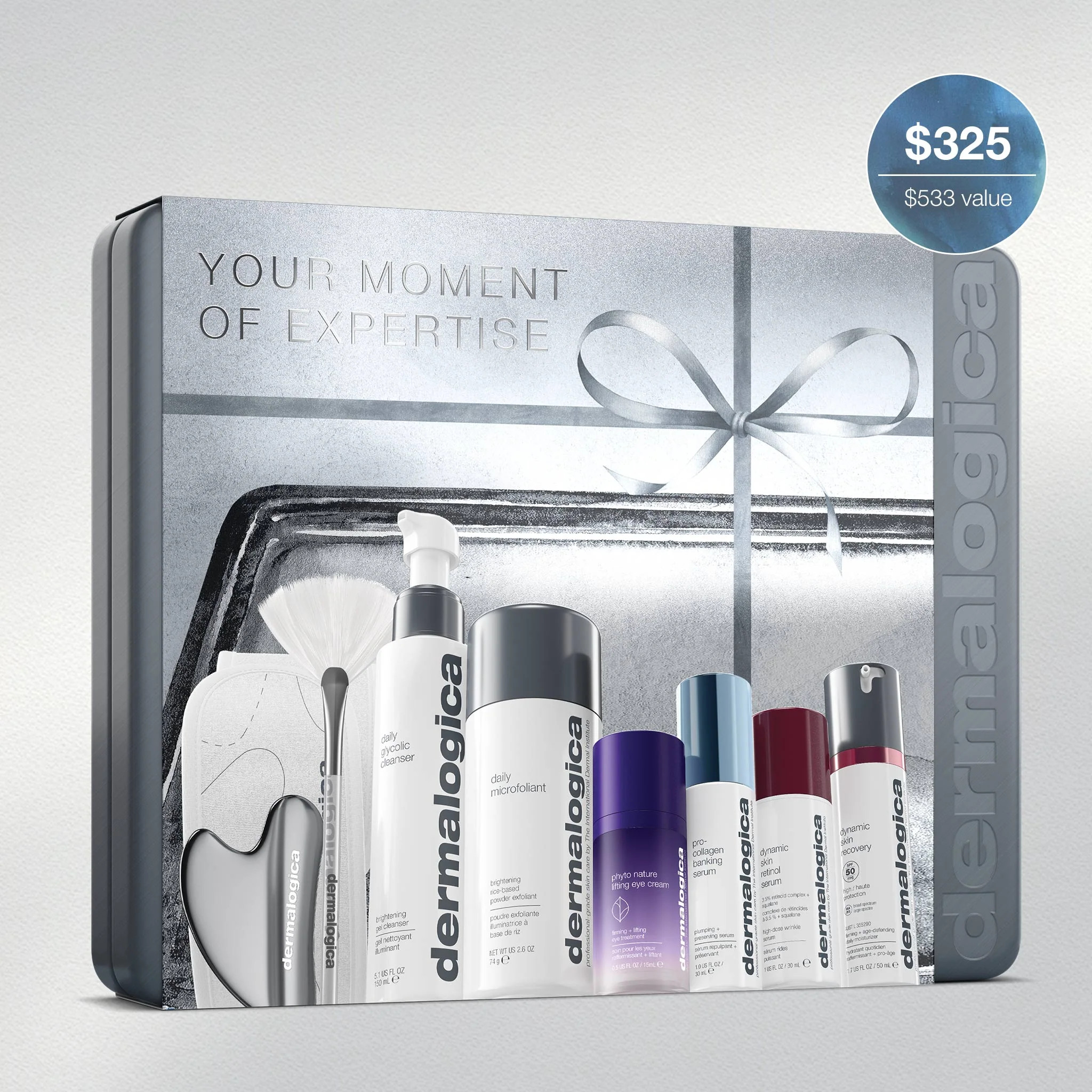 Your Moment of Expertise Set (6 full-size + 2 face tools + headband) | Dermalogica® | Dermalogica (US)