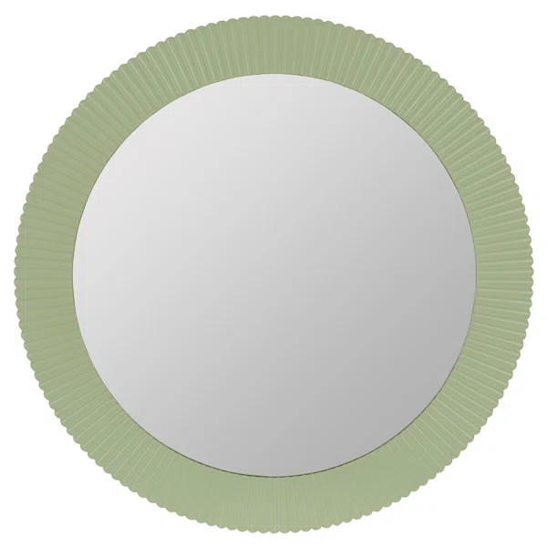 Josia Natural Linen Wall Mirror | Wayfair North America