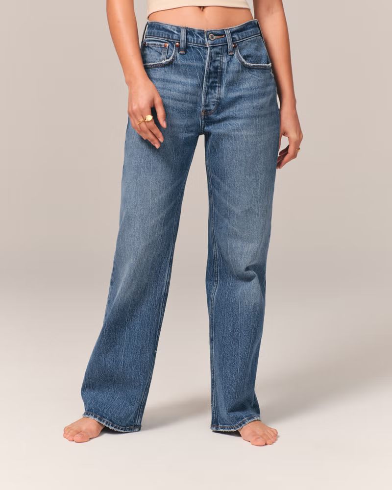 Women's Low Rise 90s Baggy Jean | Women's 25% Off Select Styles | Abercrombie.com | Abercrombie & Fitch (US)