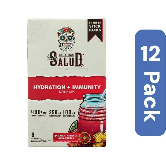 Taste Salud Water Enhancer Jamaican Hibiscus 1.27 fl oz (Pack of 12) | Walmart (US)